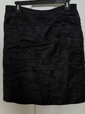 Rickie Freeman for Teri Jon Ruched Taffeta Skirt